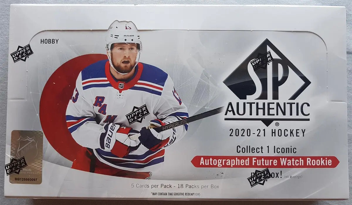 2020/21 Upper Deck SP Authentic Hockey Hobby Box